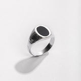 Polyphemus Onyx Ring | Silver