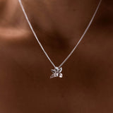 Orchidea Pendant Necklace | Silver