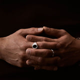 Polyphemus Onyx Ring | Silver