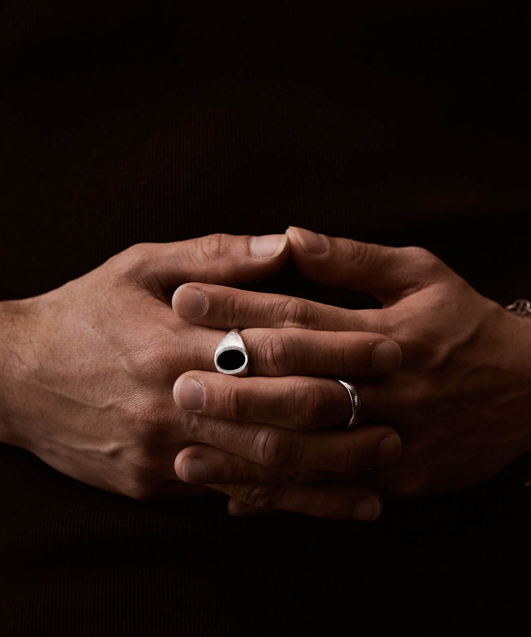 Polyphemus Onyx Ring | Silver