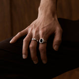 Polyphemus Onyx Ring | Silver