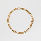 Figaro Chain Bracelet | Gold Vermeil