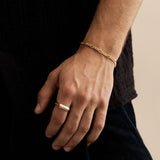 Figaro Chain Bracelet | Gold Vermeil