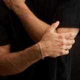 Figaro Chain Bracelet | Silver