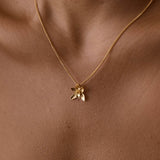 Orchidea Pendant Necklace | Gold Vermeil
