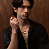 Polyphemus Onyx Ring | Gold Vermeil